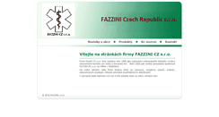 Desktop Screenshot of fazzini.cz