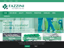 Tablet Screenshot of fazzini.it
